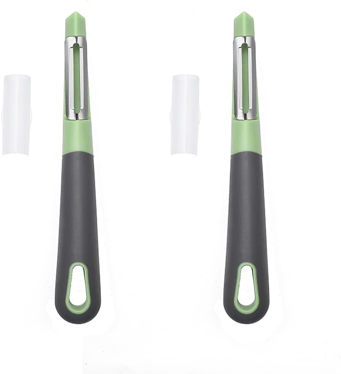Fanmusic Swivel peelers - potato peelers，Fruit and vegetable peelers for kitchen (2 pack)
