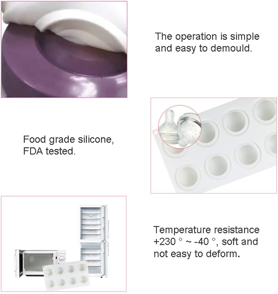 OCPO Kitchen Swirl Silicone Mold for Baking Mousse Cake, Pastry, Chocolate, Dessert, Pudding, Jelly, Cake Decorating Mold, 3D Swirl Shape (6-Cavity)