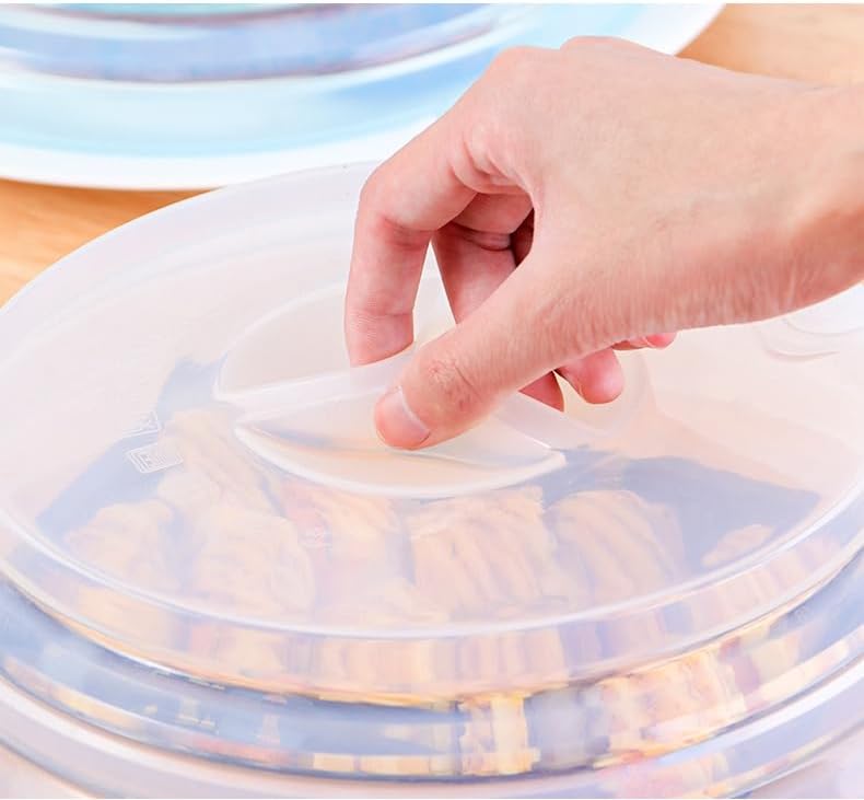 Silicone Bowl Covers - Microwave Splatter Cover & Dish Covers for Oven Cooking