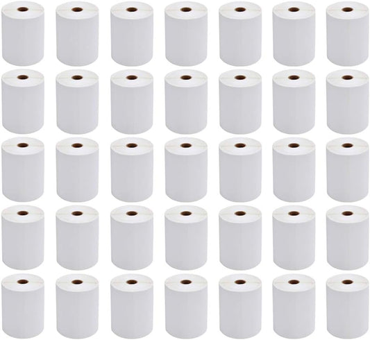 FungLam 4x6 Thermal Labels, 40 Rolls Thermal Printer Labels, 250 Labels/Roll, 1'' Core, Perforated and Strong Adhesive Shipping Labels, Compatible with Zebra and Most Thermal Label Printers