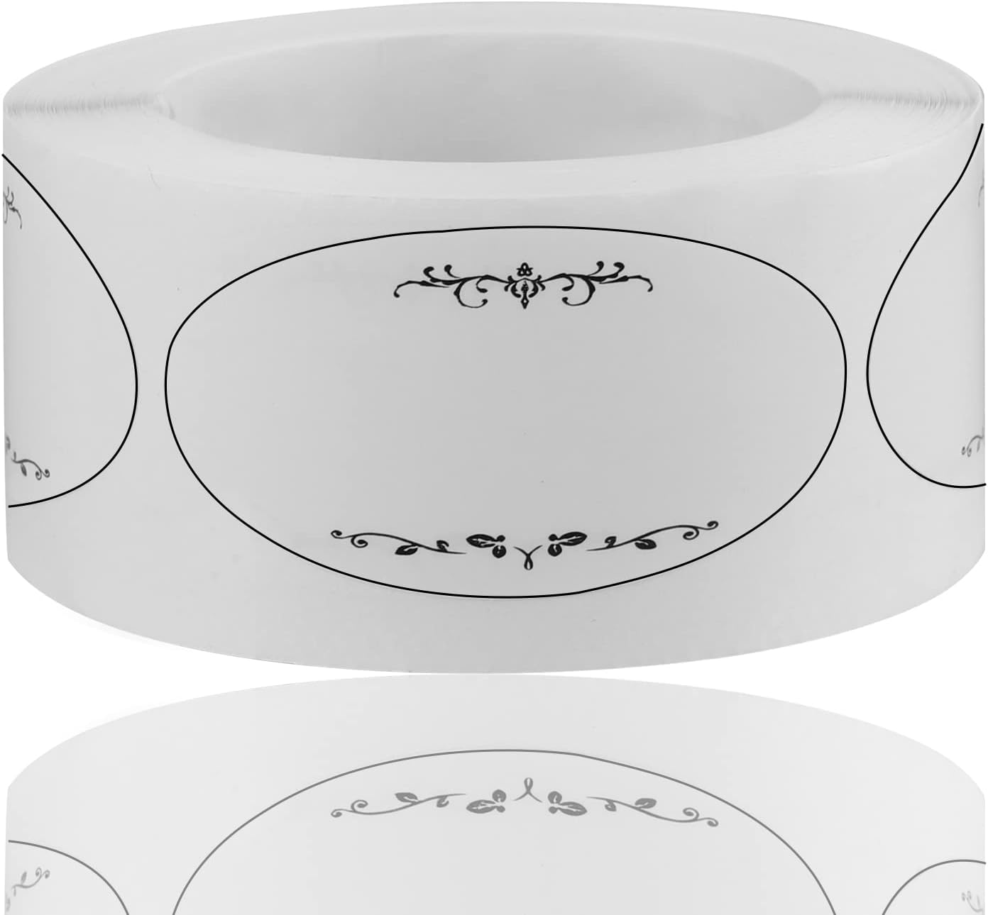 300 Pcs Jar Canning Gift Labels Stickers, Self-Adhesive Removable Gift Food Kitchen Bottle Labels Stickers for Cosmetic Handmade Christmas Gifts Jars (Vintage Froal)