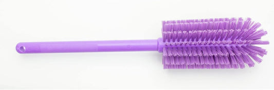 SPARTA Large Water Bottle Brush Ideal for Wide-Mouth Jars, Bottles and Tumblers, Dishwashing Tool with Handle for Home and Commercial Kitchens, Plastic, 16 Inches, Purple