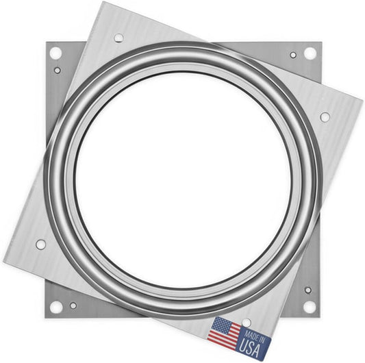 Lazy Susan Hardware, 6 inch, 500 lbs.Load Capacity, Pack of 2 Steel Lazy Susan Turntable Ball Bearing, by Woodpeckers