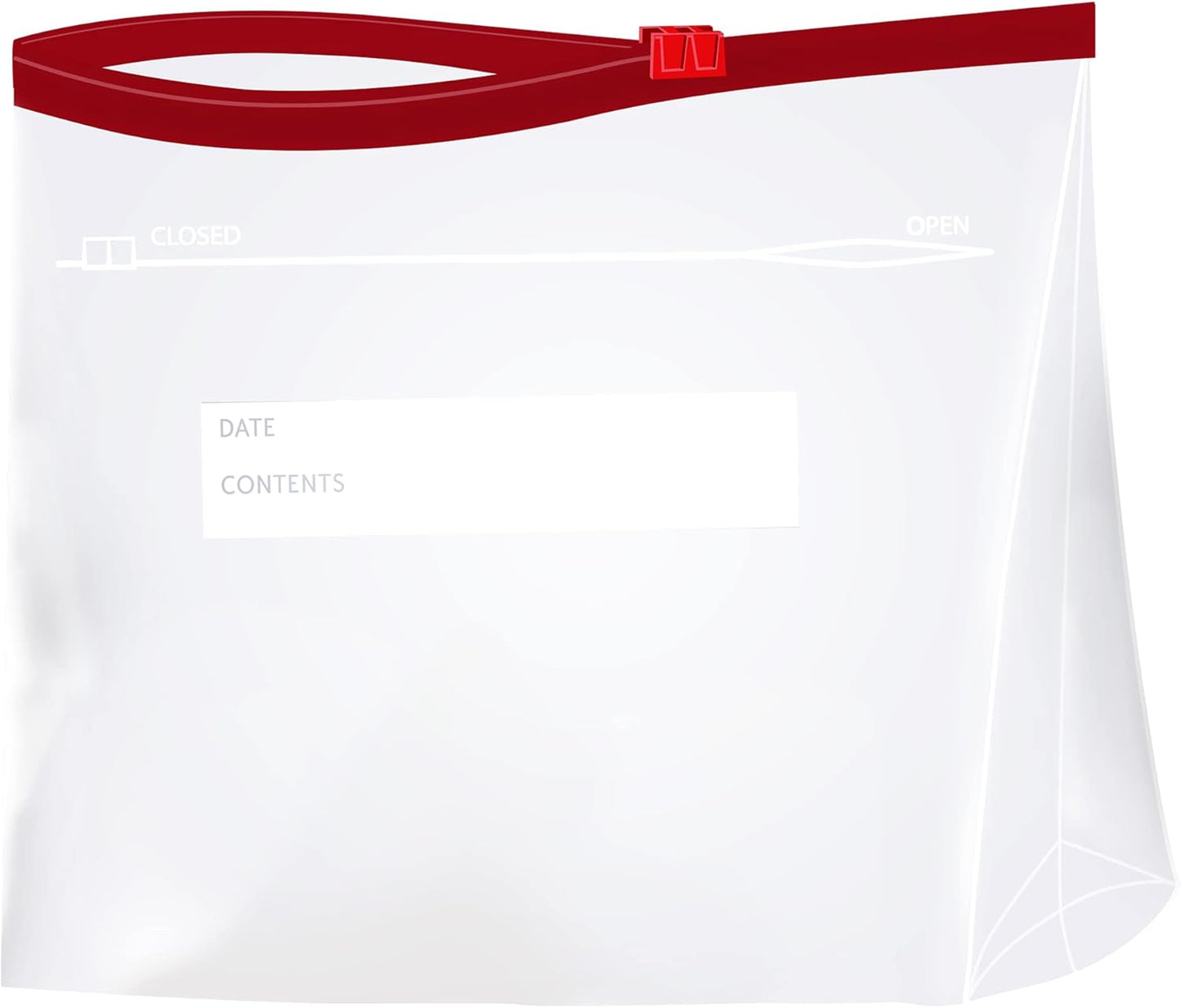 Amazon Basics Slider Quart Food Storage Bags, 120 Count (Previously Solimo) (Pack of 2)