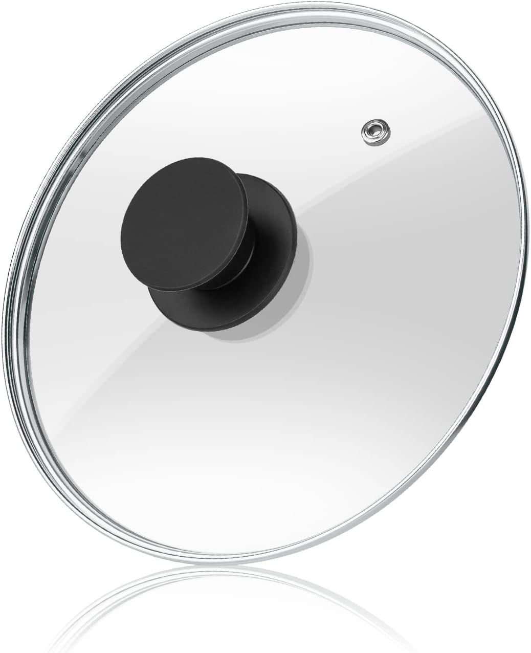 Wadaza Pan Lid 8 Inch - Tempered Glass Pot Lid - Oven Safe Replacement Glass Lid for Frying Pan Wok Pot Skillet