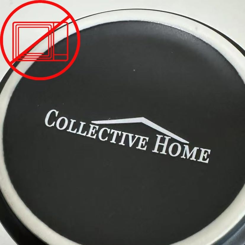 COLLECTIVE HOME - Black Monogram Ceramic Mugs, 15 oz Golden Initial Coffee Cups, Elegant Alphabet Tea Mugs, Personalized Halloween Mug with Gift Box, Perfect for Office and Home Décor (q)