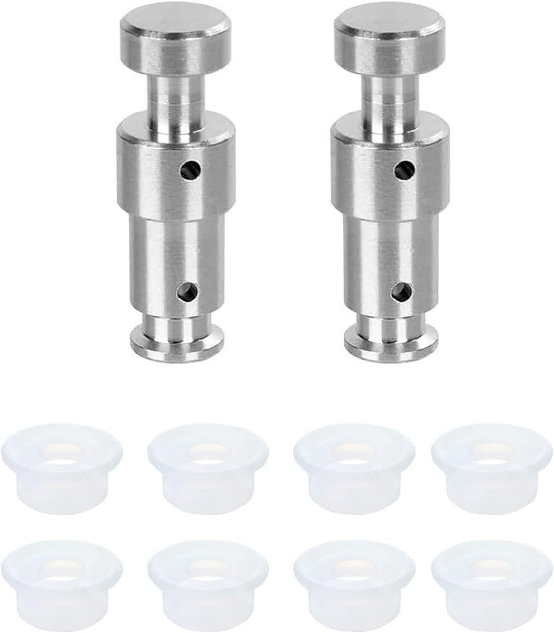 2 Pack Float Valve for Instant Pot with 8 Silicone Caps for Instant Pot Duo 3, 5, 6 QT, Duo Plus 3, 6 QT, Ultra 3, 6, 8 QT Replacement Float Valve by ZYLONE