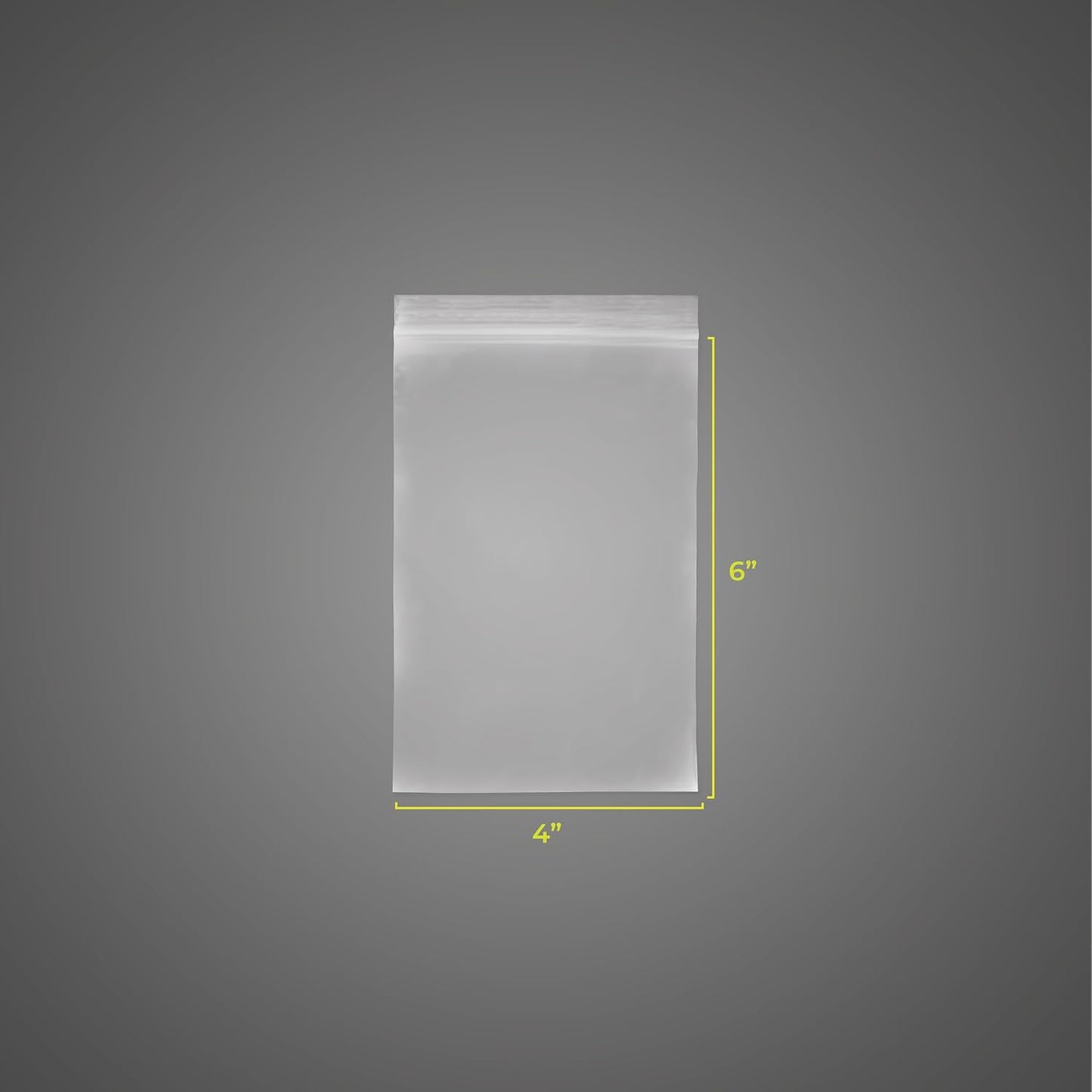 SNL | 4" X 6" - 2 MIL - 1,000 Bags | Medium | Strong | Zipper Lock Reclosable, Clear, Disposable, Plastic Bags, For Food and Storage