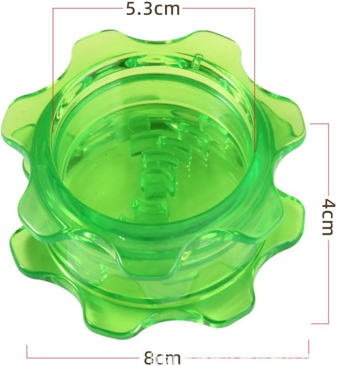 2025 New Garlic Twister,Garlic Press,Garlic Peeler,Ginger Grater,Mini Garlic Mincer (Green)