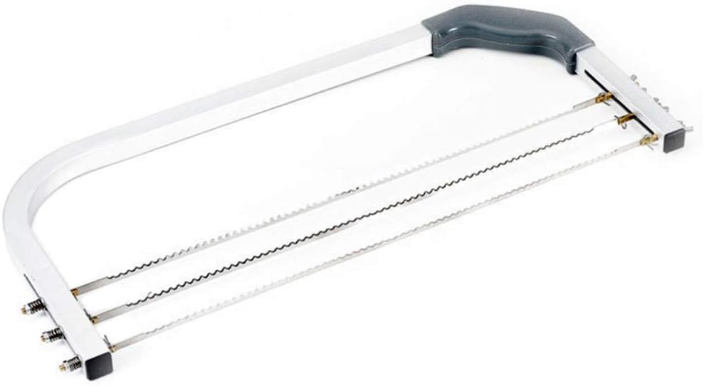 Cake Leveler,304 Stainless Steel 3 Blades Adjustable Layer Cake Cutter,DIY Cake Slicer Kitchen Baking Tools Accessories,Household Cake Tools Baking and Pastry Tools,for Cake Making(Silver)