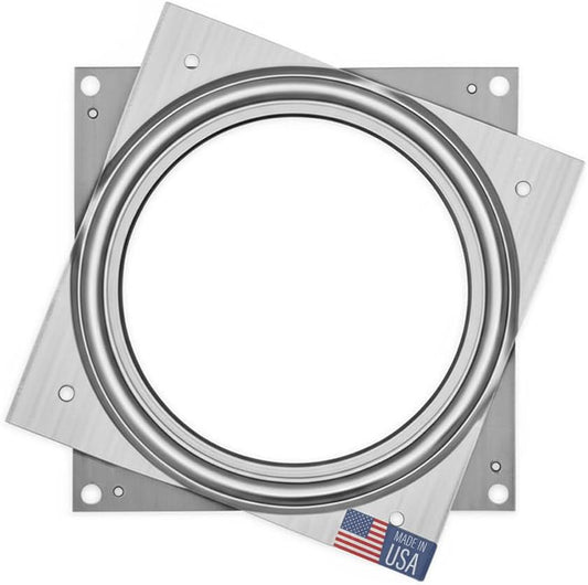 Lazy Susan Hardware, 4 inch, 350 lbs. Load Capacity, Pack of 5 Steel Lazy Susan Turntable Ball Bearing, by Woodpeckers