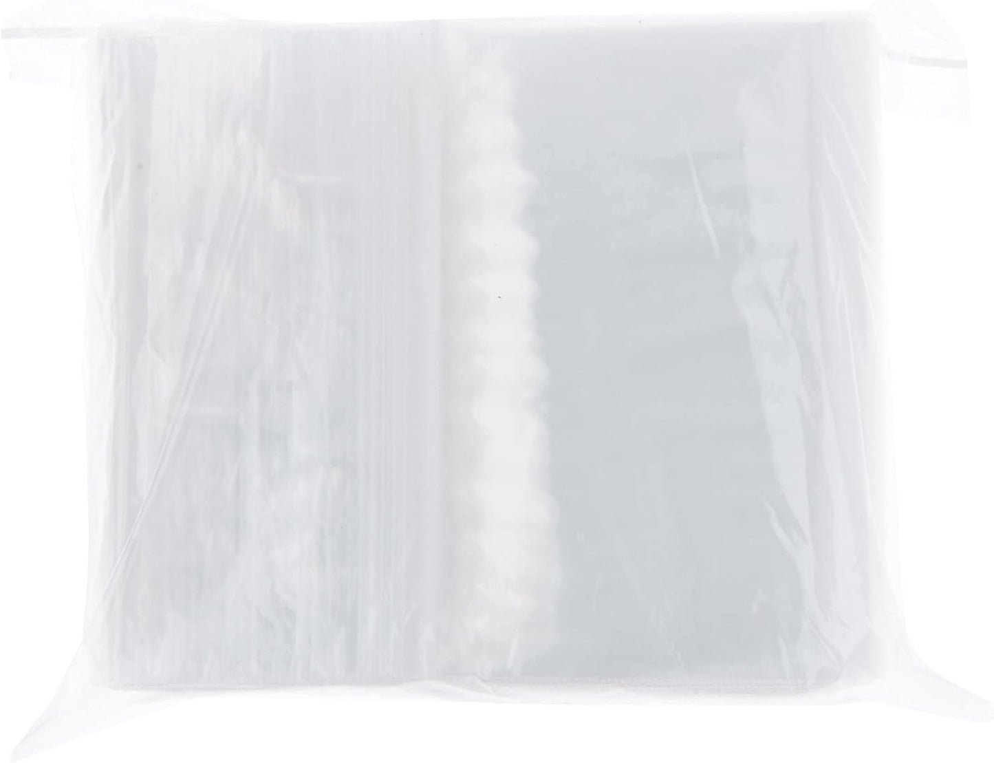Plymor 6" x 10" (Case of 1,000), 4 Mil Heavy Duty Zipper Reclosable Plastic Bags