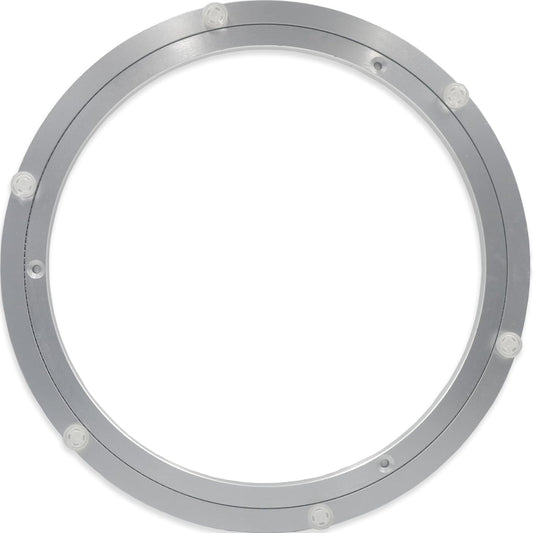 Lazy Susan Metal Heavy Duty Hardware Rotating Turntable Bearings Swivel Plate Bearing Aluminum Metal for Dining-Table and Workbench (12 Inchs) …
