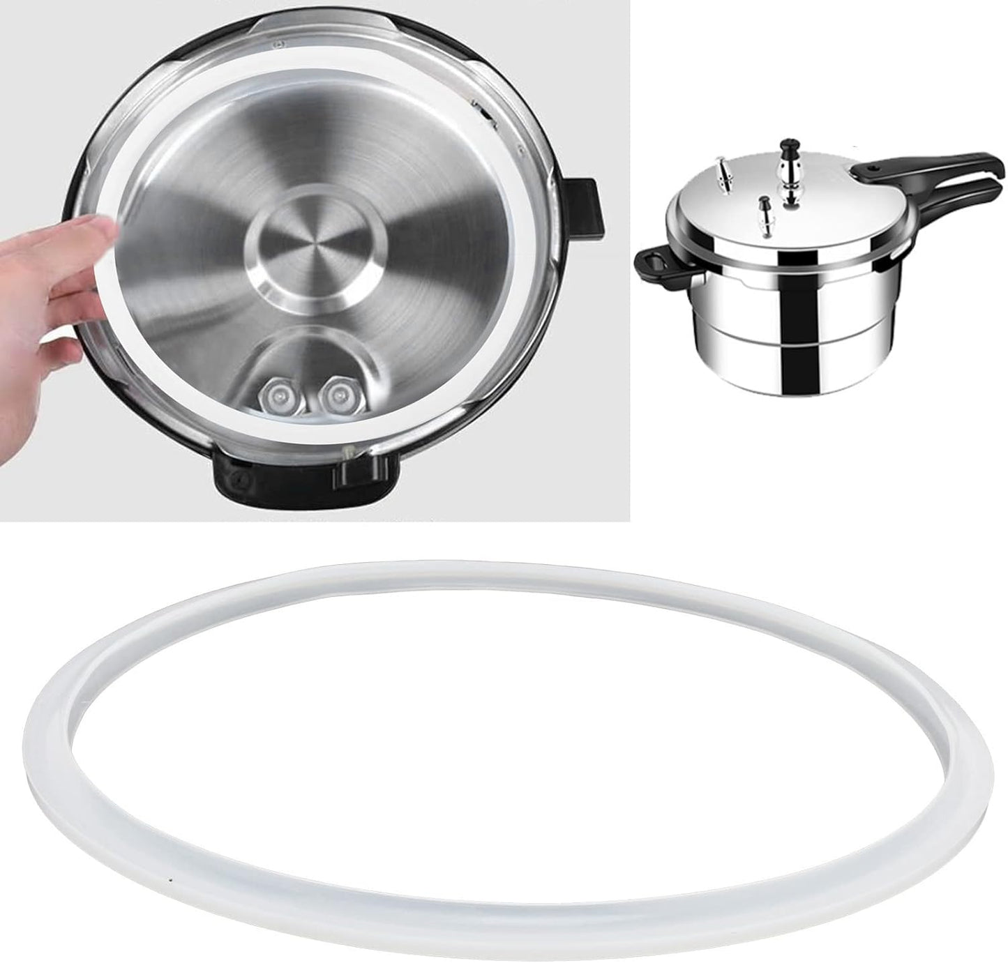 Pressure Cooker Sealing Rings Replacement Accessory, , Suitable for Aluminum Alloy Pressure Cooker, Compatible with Different (22cm)