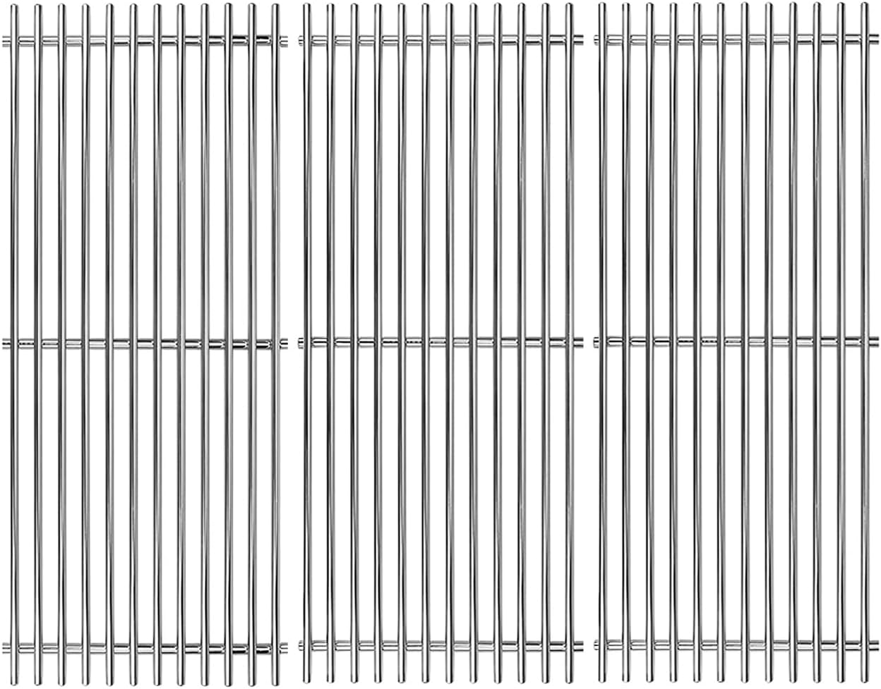 SF301C (3-Pack) 18 3/4" Stainless Steel Cooking Grid for Master Forge B10LG25 Members Mark B09SMG1-3F, B09SMG-3, BQ05046-6, BQ05046-6A, BQ06042-1 Grill BBQ Tek GSC3219TA, GSC3219TN,