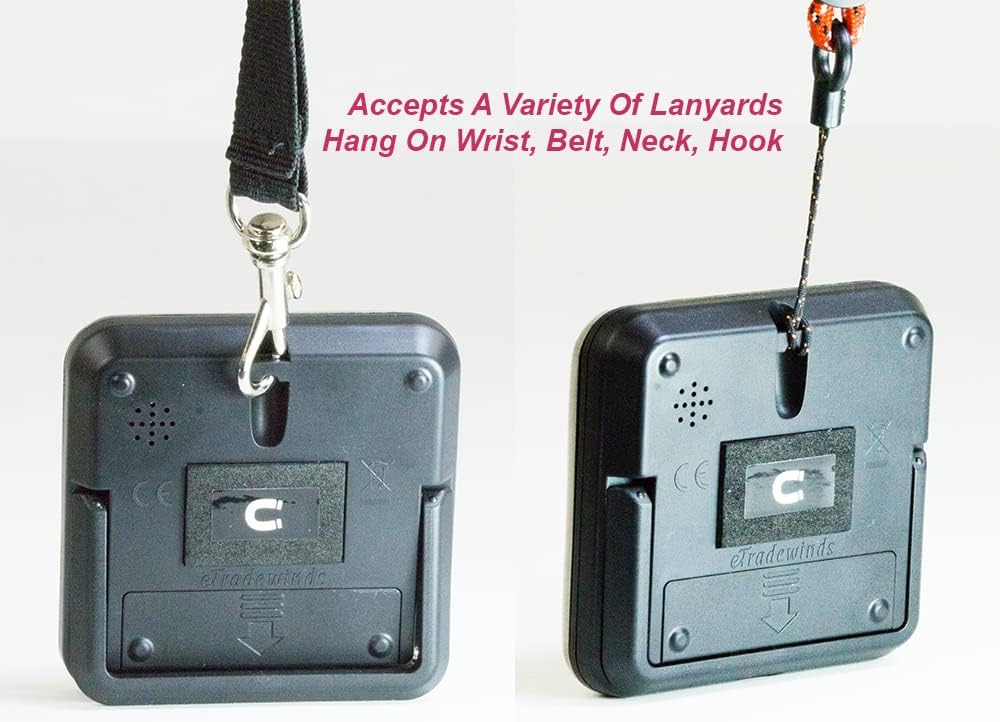 Elegant Digital Kitchen Timer Stainless Steel - Charcoal -Strong Magnetic Back - Kickstand - Loud Alarm - Large Display - Auto Memory - Auto Shut-Off (Charcoal) by eTradewinds