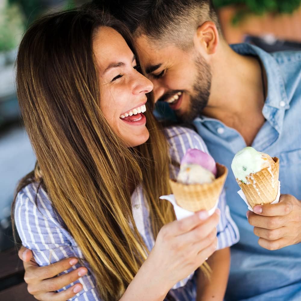 BALCI Ice Cream Scoop - Heavy Duty Stainless Steel Icecream Scooper With Non-Slip Rubber Grip - Professional Metal Ice-Cream Spade - Dishwasher Safe – Mint