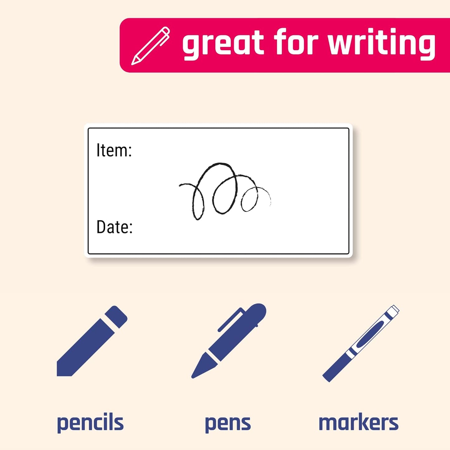 1500 Pack, 2" x 1", Removable Food Storage Freezer Date Labels Stickers