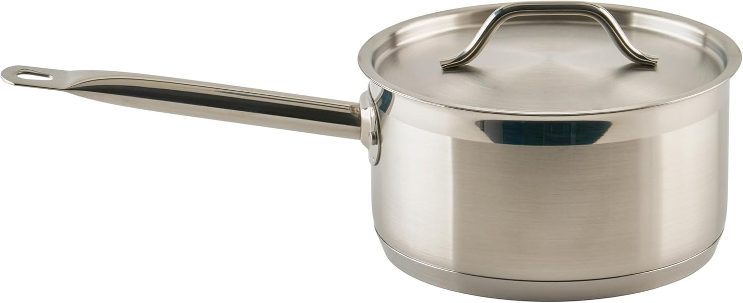 Winware Stainless Steel 3 Quart Sauce Pan with Cover
