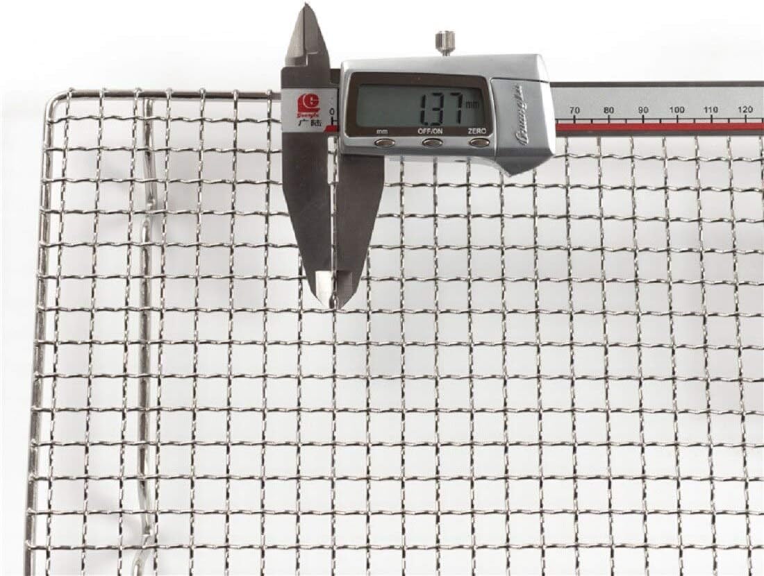 304 Stainless Steel Cooling Rack Versatile Baking Rack Heat Resistant Rust Proof Sturdy Grate 11.6"*8.3"