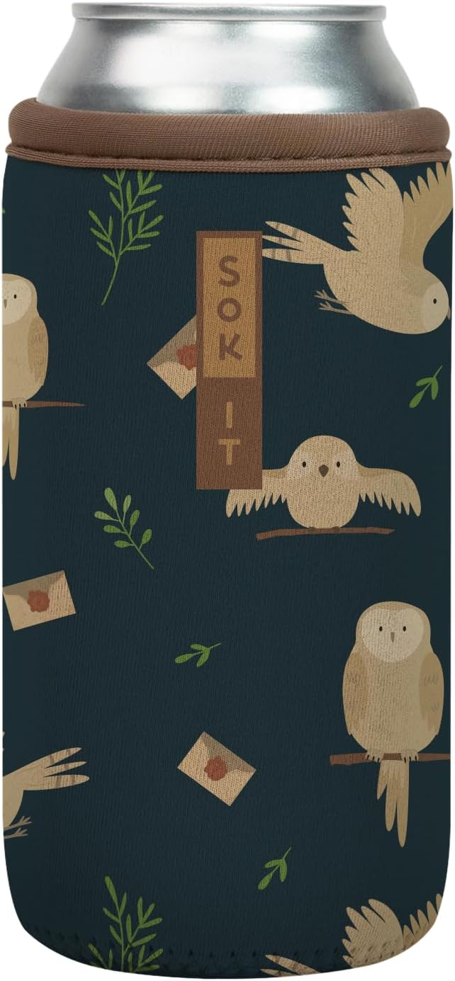 Sok It CanSok Sleeve for Beer & Soda Insulated Neoprene Cover (Acceptance Letter, 16oz Can Sleeve)