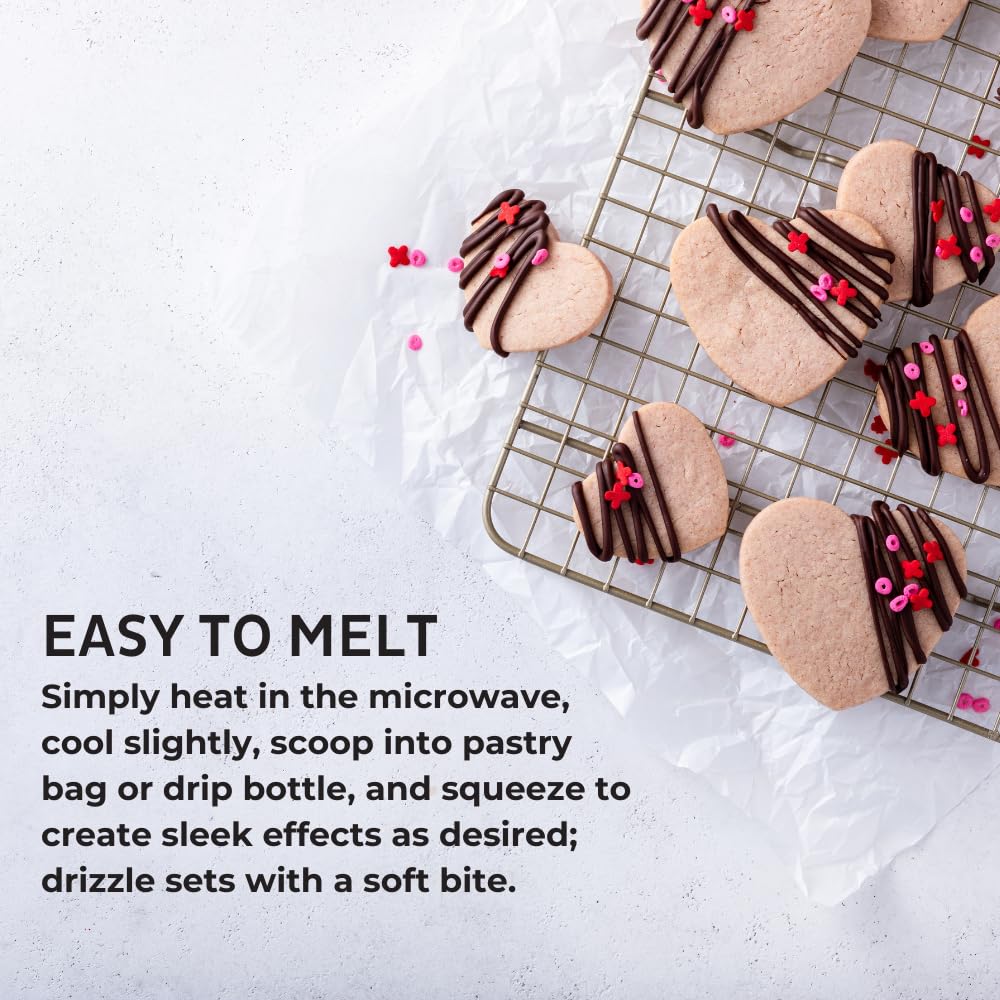 Blueberry-Flavored Cake Drizzle by Chefmaster, Edible Cake Drip Frosting for Decorating, Drip for Cakes, Cupcakes, Cookies, Donuts, 6.6 lbs