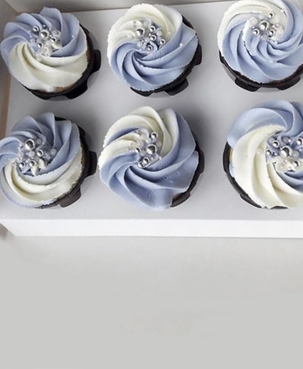 4 in 1 Super Silver Pearl Sugar Sprinkles 6 oz, 4 sizes Candy Pearls Ideal for Baking, Cake and Cupcake Toppers, Cookie Decoration, Ice Cream Topping, Wedding Shower Valentines Halloween Christmas