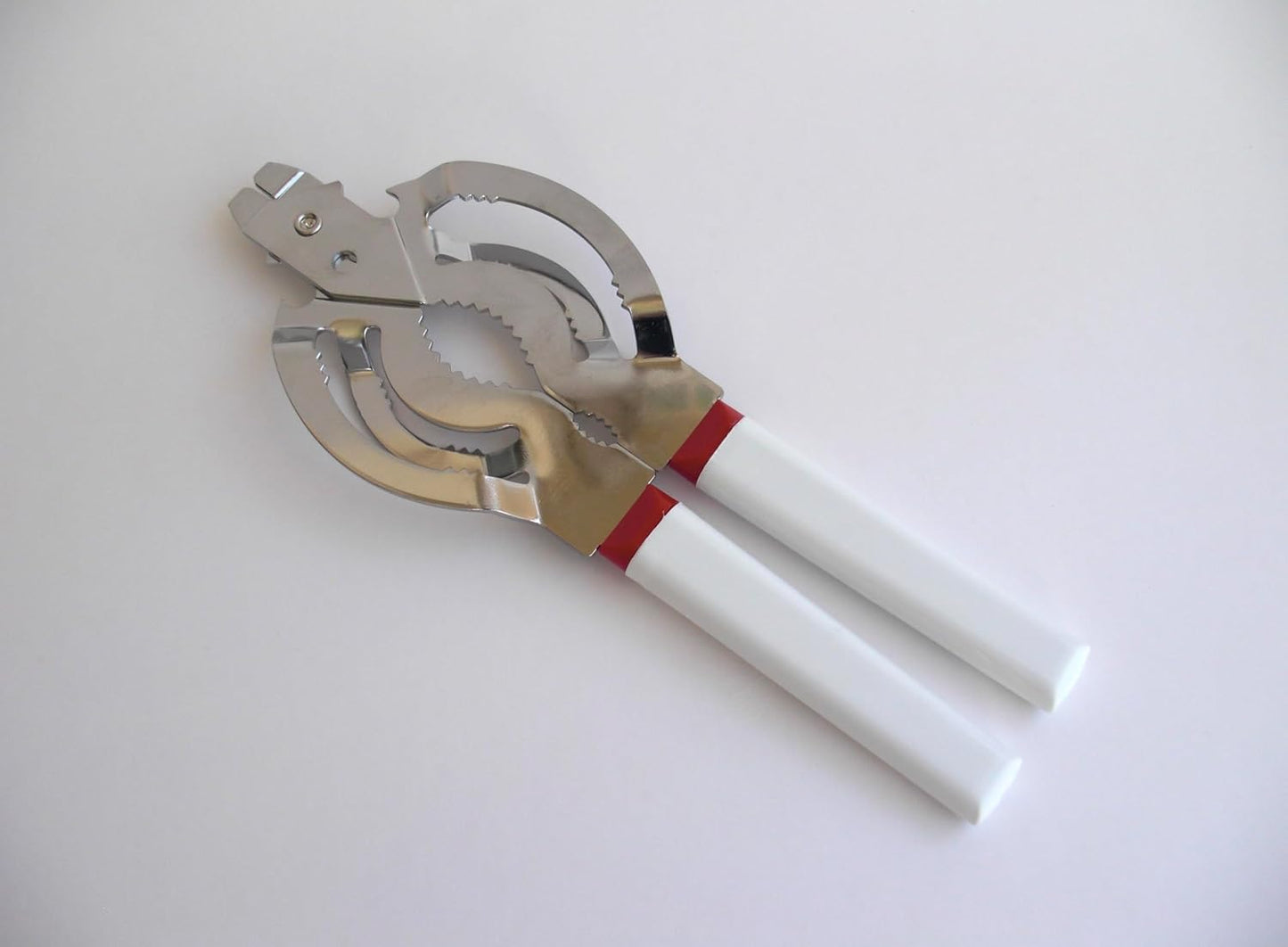 Tredoni Jar & Bottle Opener, Easy Wrench Grip/Tighten Lid Opener, Multi-Purpose Opener for Caps, Cans & Nuts -Italian Stainless Steel