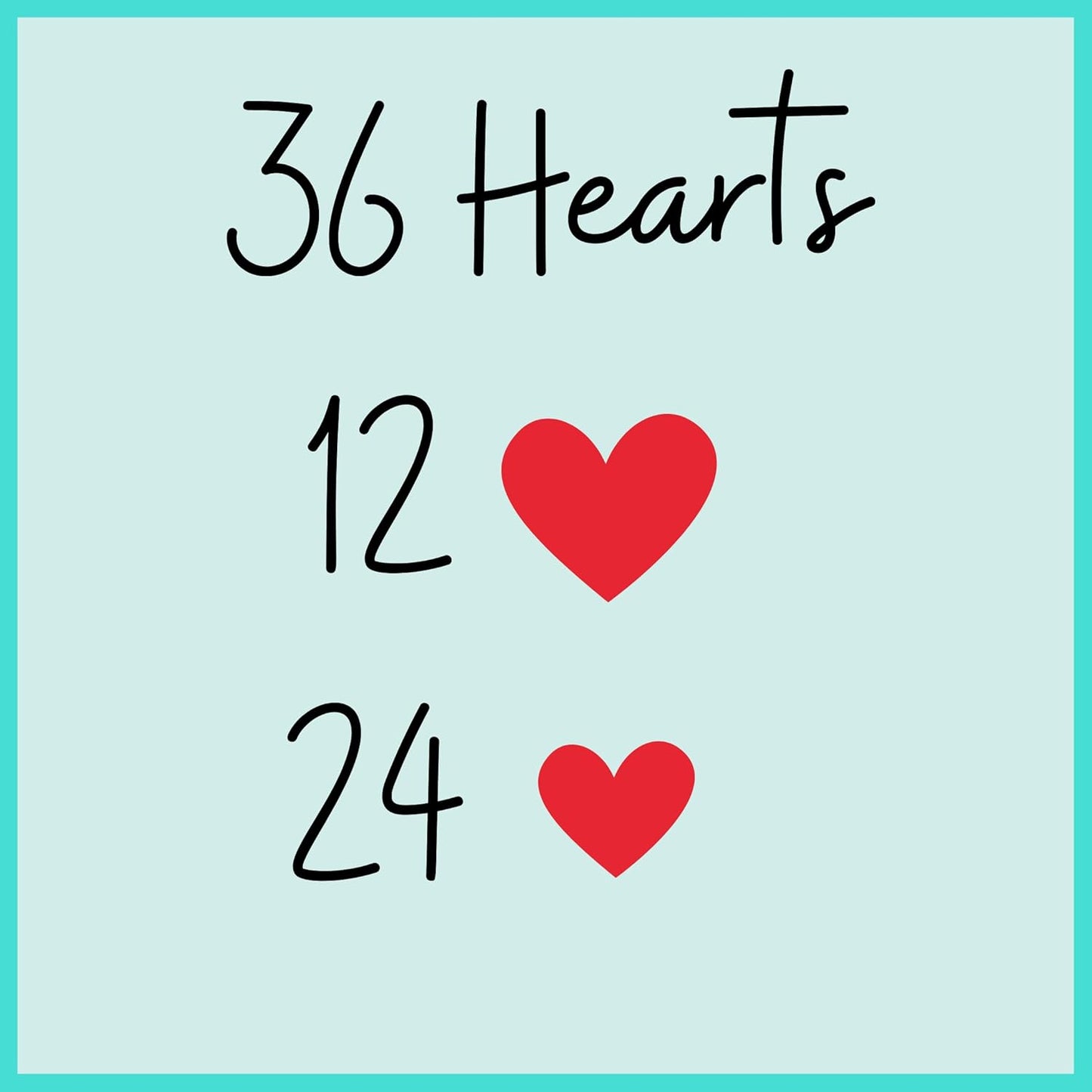 Red Icing Hearts – Edible Royal Icing Decorations for Cakes, Cupcakes, and Cookies by Simply Sucré (108 Hearts)