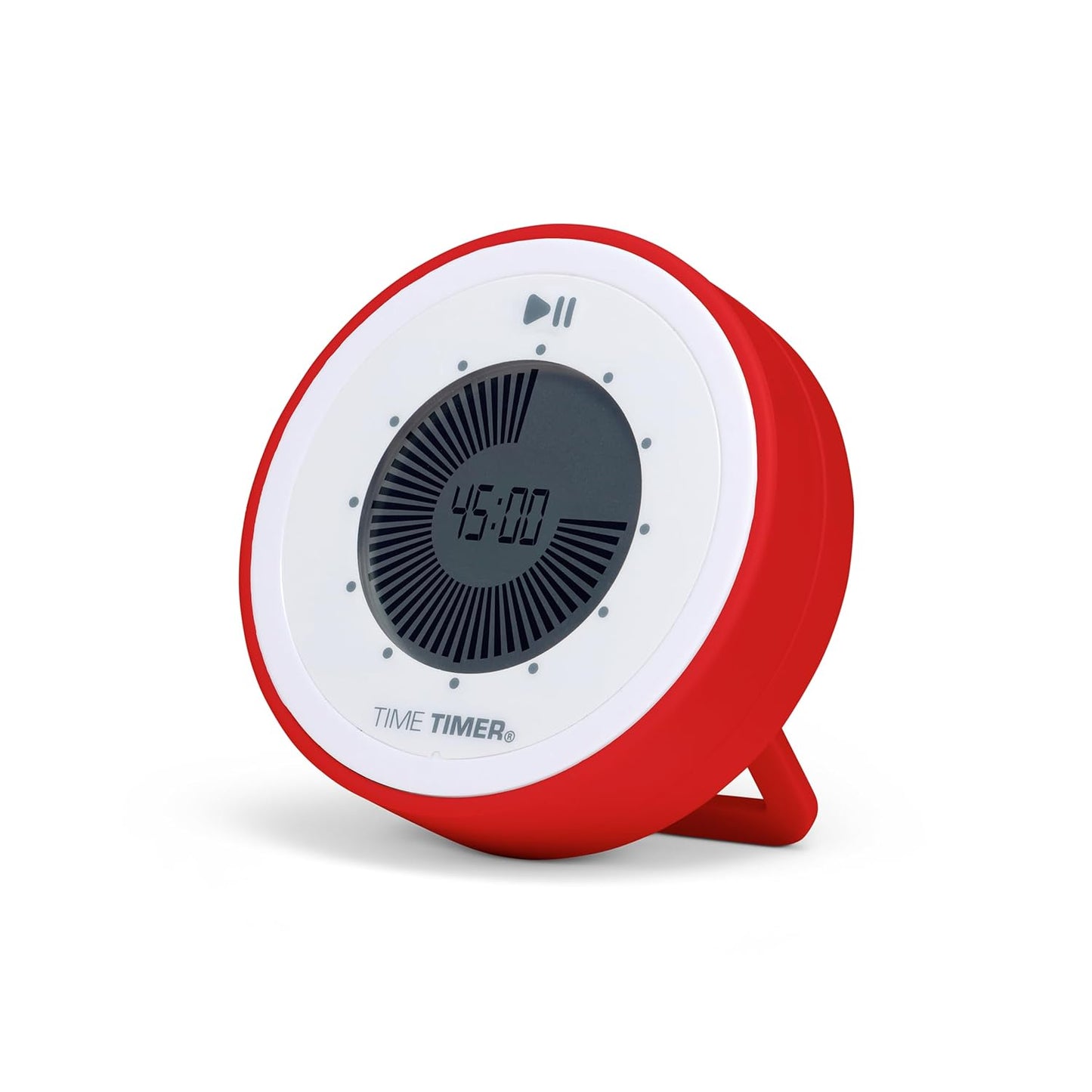 Time Timer Twist - Updated - 90-Minute Digital Visual Countdown Clock — Magnetic with Kickstand for Kids Classroom Learning, Study Tool, Teachers Desk, Exercise and Kitchen Timer (Red)