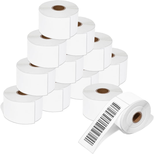 Aegis Adhesives - 2" X 6" Direct Thermal Labels Compatible with Rollo, Zebra, and Other Desktop Label Printers (12 Rolls, 250/Roll)