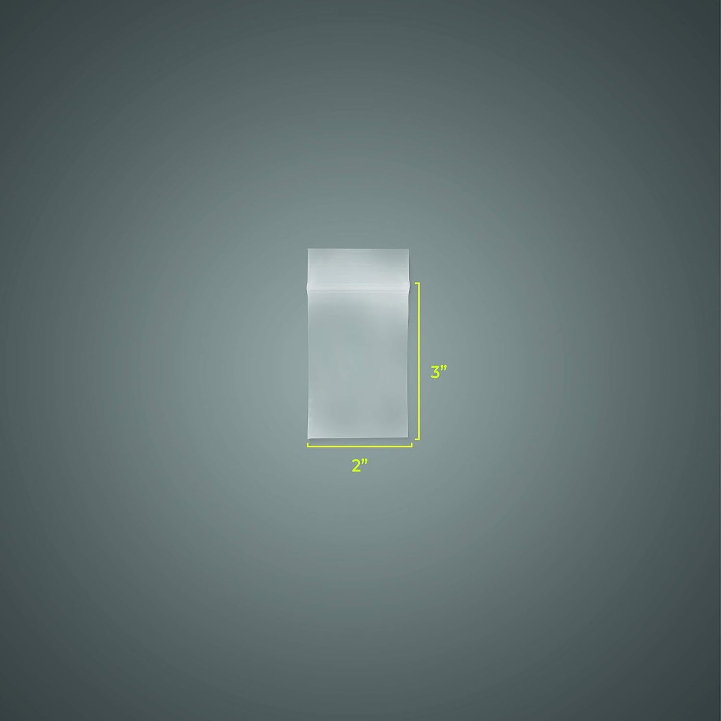 SNL Quality Zipper Lock Reclosable Clear Disposable Plastic Bags, Strong | 2" X 3" - 2 MIL - 1,000 Bags