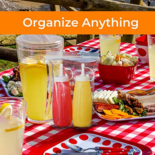 SNL Quality Zipper Lock Reclosable Clear Disposable Plastic Bags, Strong | Assorted Large Bag Sizes - 6" X9", 8" X 10", 9" X 12", 10" X 13" - 2 MIL - 400 Bags