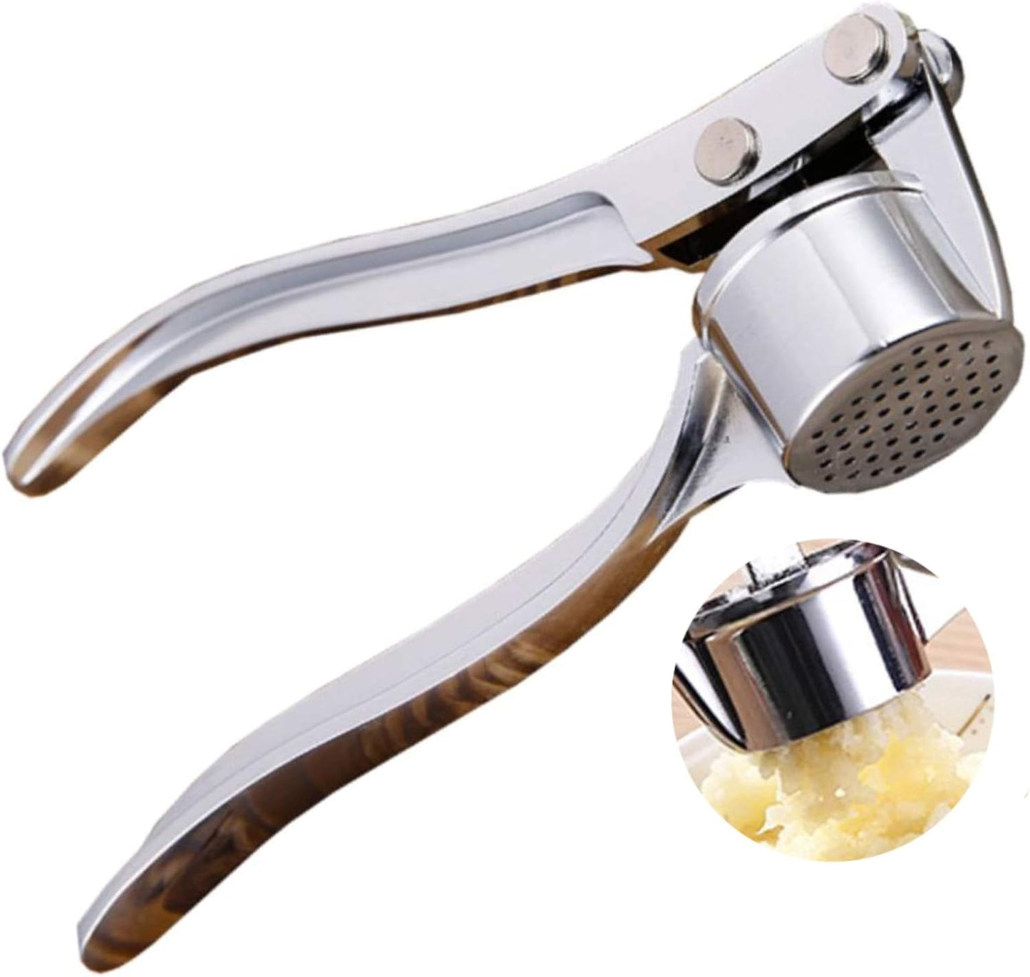 Garlic Press for Kitchen, Ginger Peeler Garlic Crusher