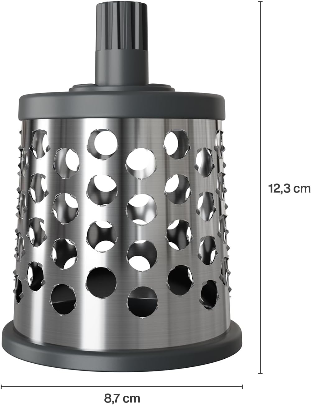 Zyliss E900058 Puree Drum Blade, Stainless Steel, Mashing, Puree, for Use with Zyliss Rotary Cheese Grater, 5 Year Guarantee