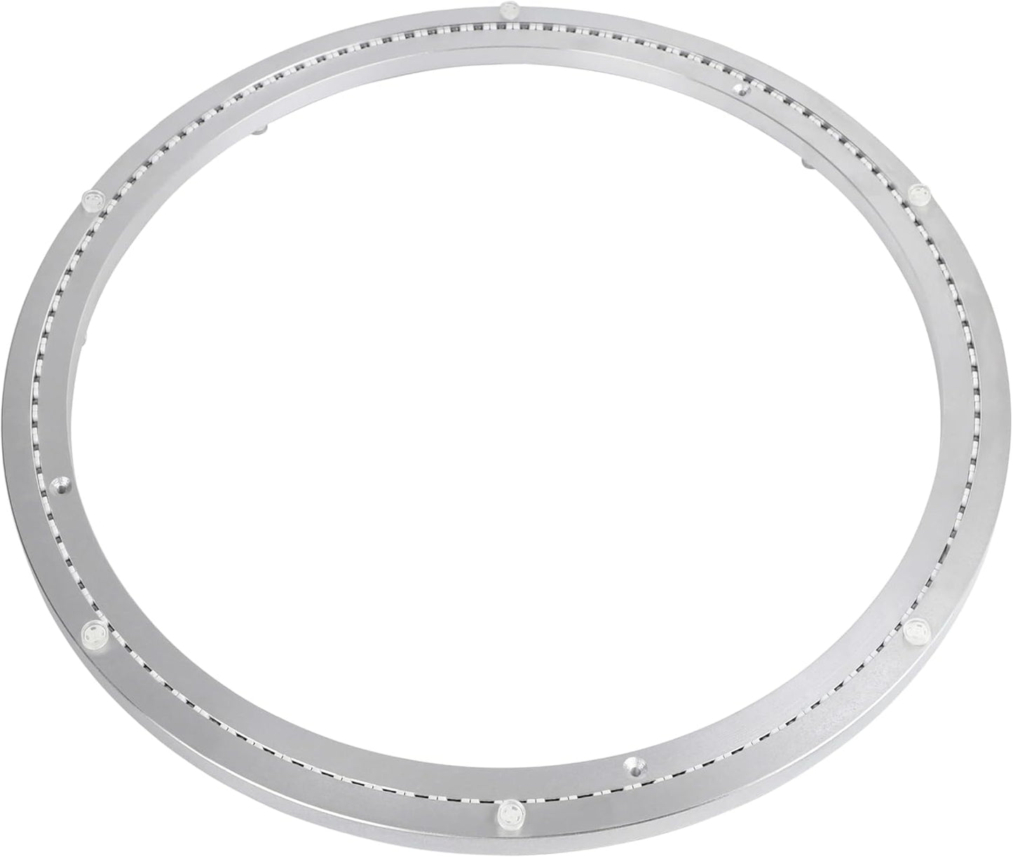 18 Inch Lazy Susan Bearing Aluminum Alloy Rotating Turntable, Non - Slip Mute Metal Bearing Swivel Plate Hardware for Dining and Workbench,660 Pounds Capacity