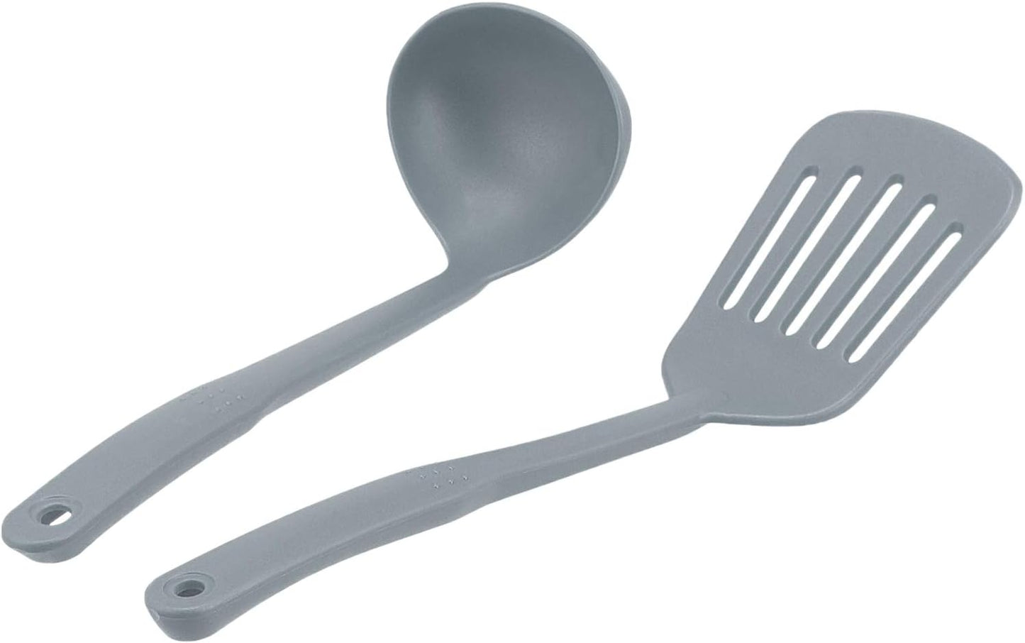 Amazon Basics Ceramic Non-Stick 12-Piece Cookware Set, Gray - Pots, Pans and Utensils