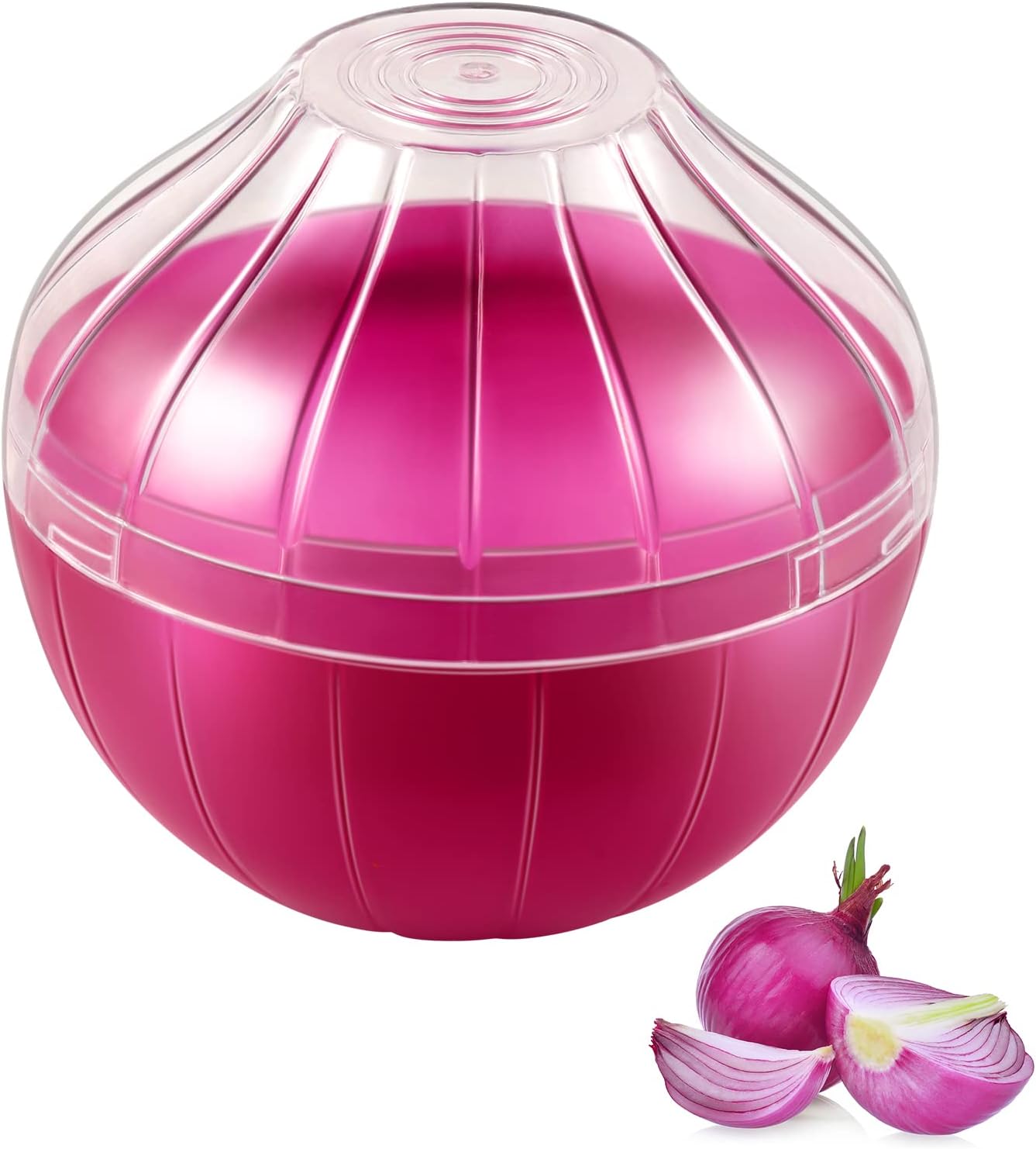 Onion Storage Containers, Reusable Onion Keeper for Refrigerator, Individual Onion Saver Holder Organizer for Fridge to Keep Onion Fresh