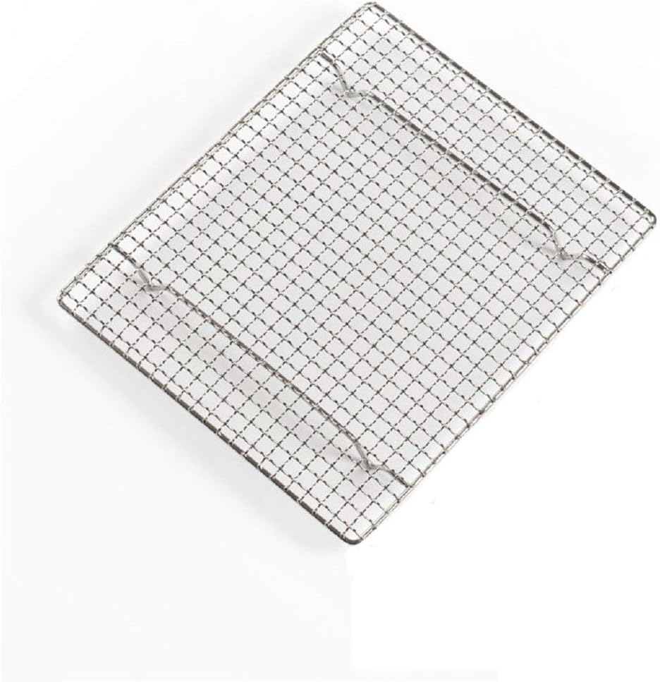 304 Stainless Steel Cooling Rack Versatile Baking Rack Heat Resistant Rust Proof Sturdy Grate 11.8"*11.8"
