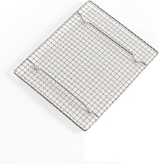 304 Stainless Steel Cooling Rack Versatile Baking Rack Heat Resistant Rust Proof Sturdy Grate 13.8"*9.8"