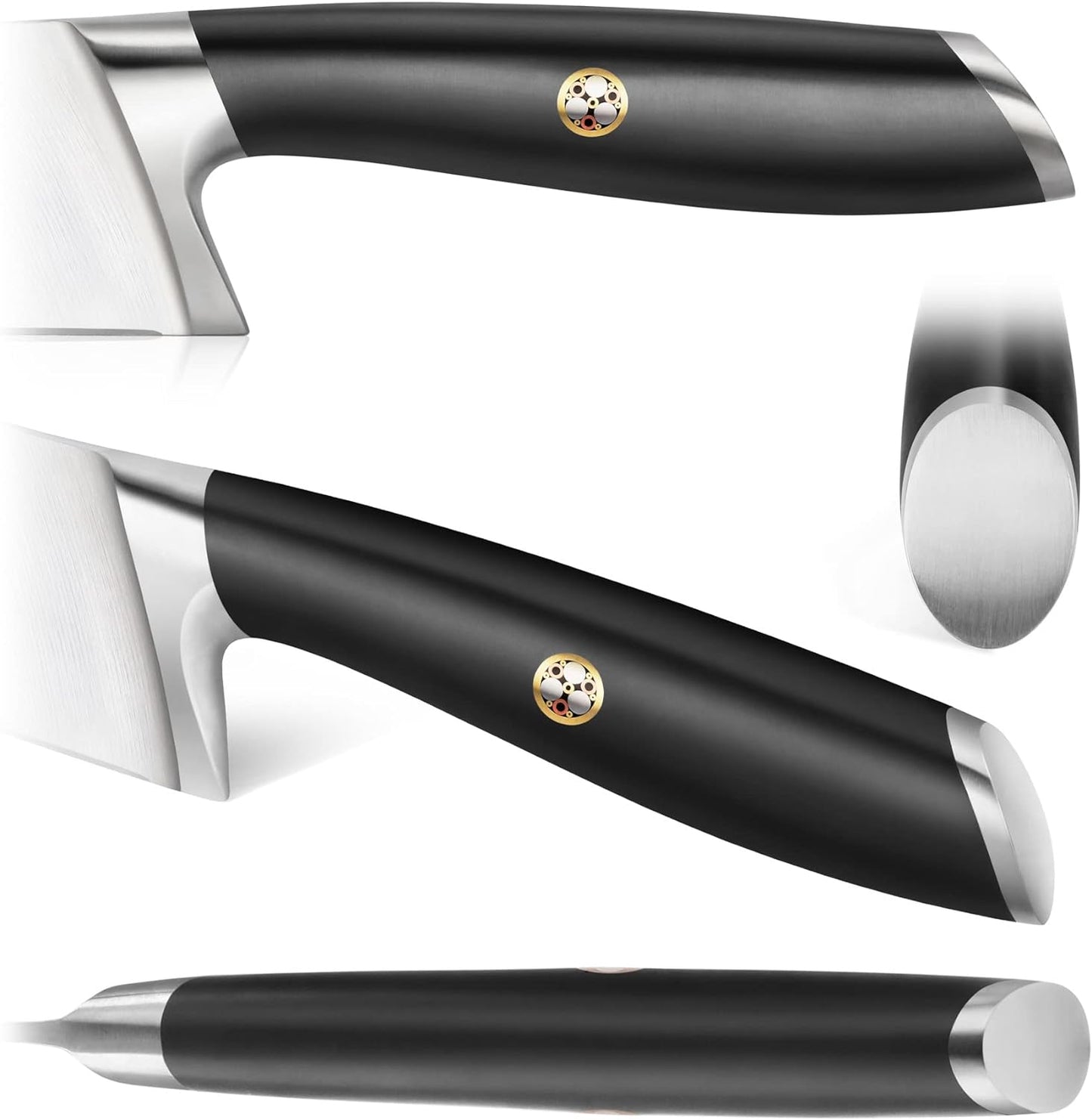 Cangshan L Series 10-Piece Knife Block Set, Forged German Steel, Black, 1027440