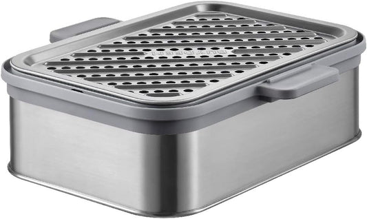 BUYDEEM A501 Stackable Double Tier for Electric Food Steamer, with 18/8 Stainless Steel Tray & Handles, Suitable for G563 One-Touch Vegetable Food Steamer, 11 * 4 Inch