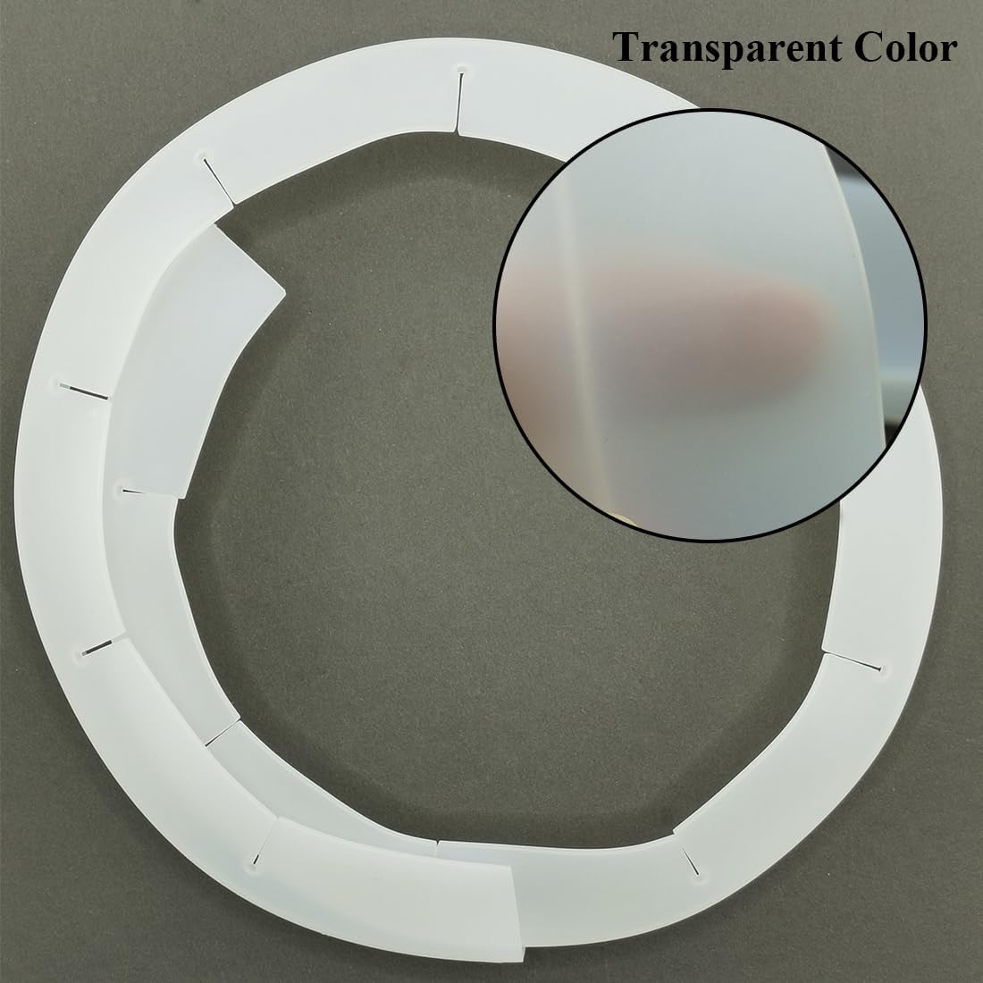 Adjustable Pie Crust Shields, Silicone Baking Protectors, Cover Ring Tools Fits 8-11.4 Inch Pies, Baking Pie Pizza Crust Shield Protector Cover for Edges ﻿ (Red 2 + Transparent 2)