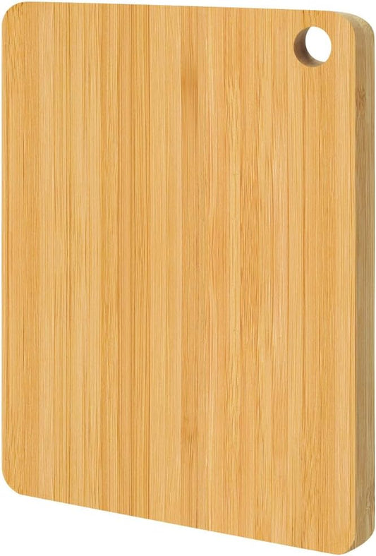 Bamboo Cutting Board, Wooden Cutting Boards for Kitchen, Wood Double Sided Food-Grade Chopping Board for Meat Cheese Vegetable (Small)