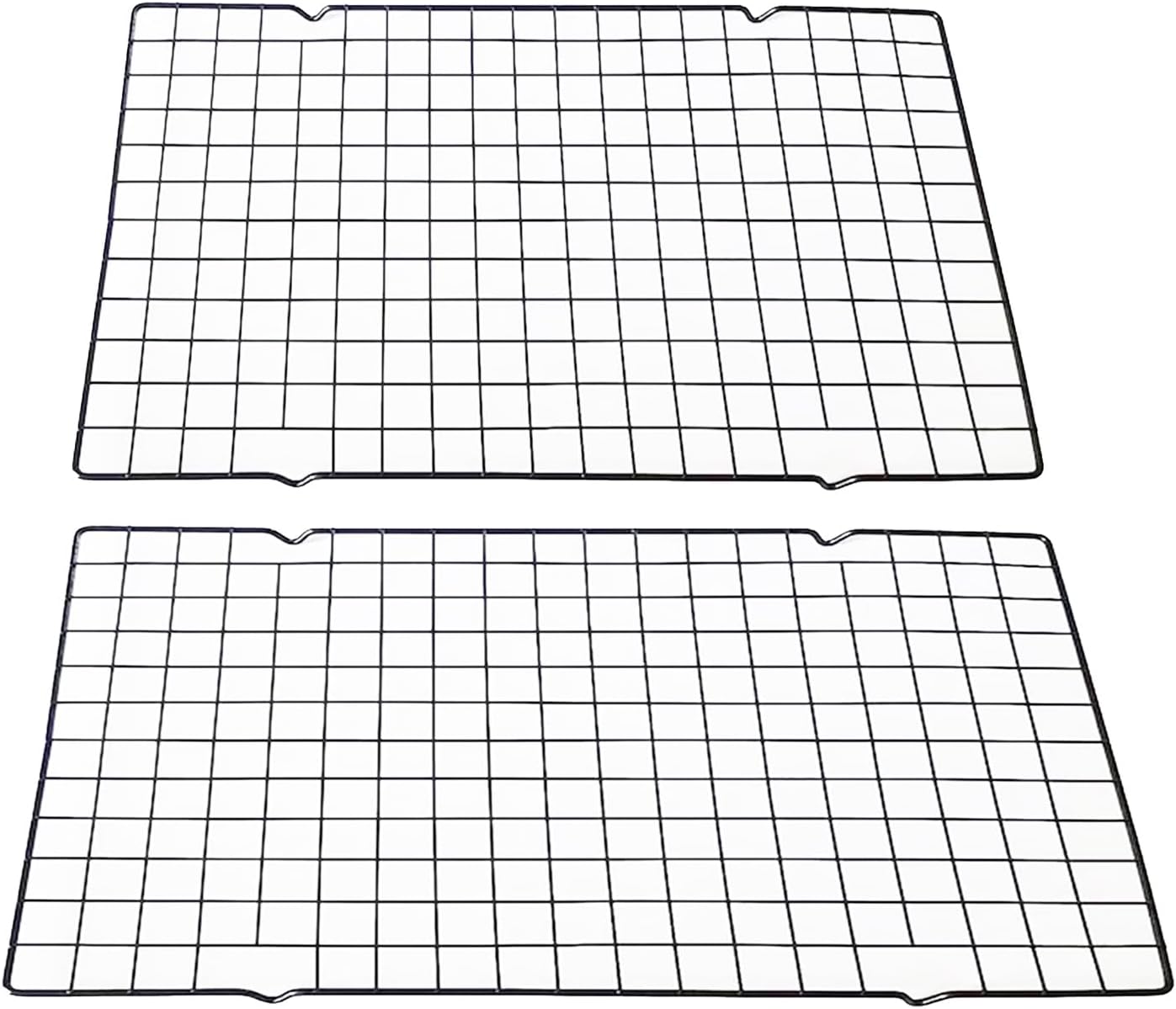 15.7''x9.8' Multi-Functional Cooling Racks -2PCSBaking Cooling Racks - Cookie Cooling Racks for Kitchen, Great for Cooling Biscuits/Bread/Paper Cups Cakes (2PCS 15.7''x9.8'')