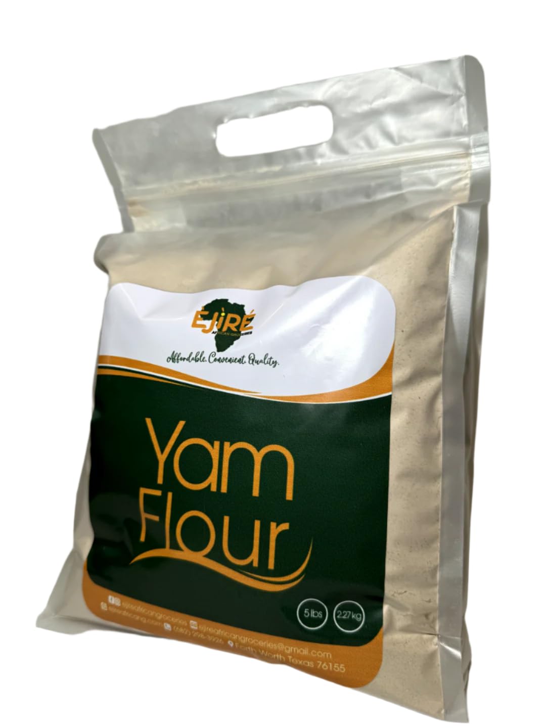 Ejire Organic Yam flour 10lbs