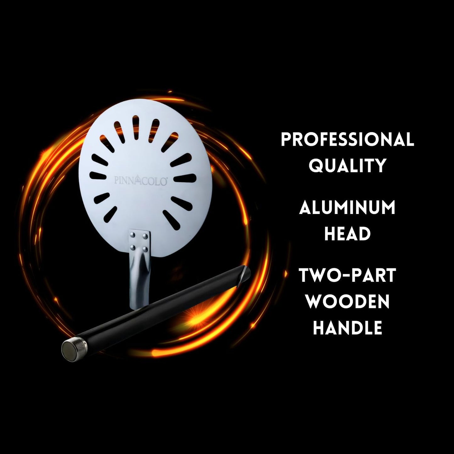 9 Inch Premium Turning Peel - Lightweight and Durable, Perfect for Turning and Retrieving Pizza, Bread, and Pastries from the Oven