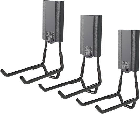 GATOR MAGNETICS MEGA 4.5 in Open Hooks, 45 lb Heavy Duty Magnetic Hooks for Steel Surfaces, Patented Easy-Release, Non-Slip Grip – Storage & Organization, Garage, Home Tools & Gear Storage – 3 Pack