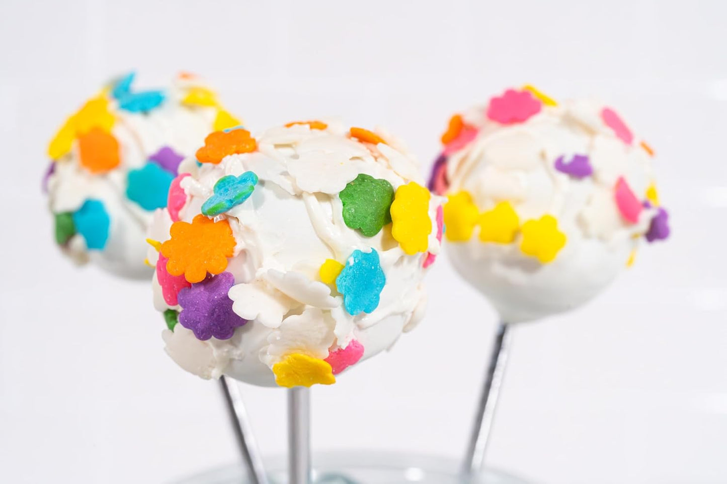 Bakerpan Spring Sprinkles for Cake Decorating - Flower Confetti Edible 4 Ounces - Edible Confetti Sprinkles for Cupcakes, Ice Cream, Cookies, Cakes (Made in USA)