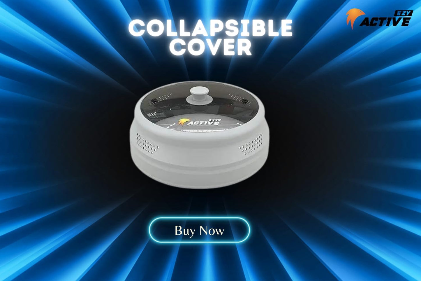 Collapsible Microwave Cover for Food - Silicone and Glass Splatter Guard Lid for 6-12 inch Plates & Bowls, Dishwasher Safe, Heat Resistant, BPA-Free, Gray